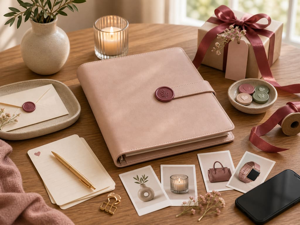 Private wish list with saved links, notes and photos